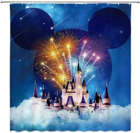 Disney Discovery Assorted Castle Shower Curtains