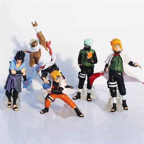 Naruto Shippuden Boneco Naruto Coleção 5 Sasuke Kakashi Naruto