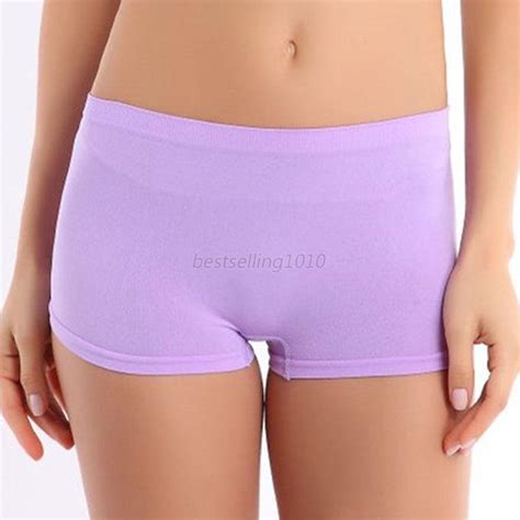 fashion womens seamless workout stretch shorts spandex mini safety bike dance ebay