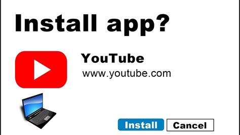 How To Install Youtube App For Pc Using Chrome Google Shortcut Youtube