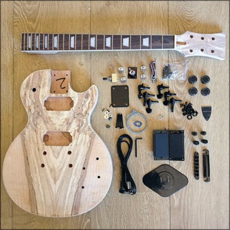 Diy steel guitar head template for les paul electric guitar parts black. DIY guitar kit (With images) | Build your own guitar, Guitar kits