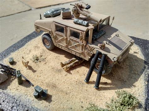 Humvee In Action Operation Desert Storm