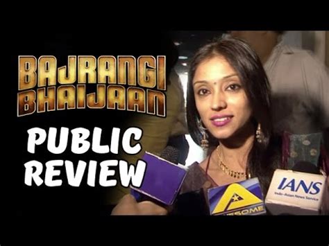 The story is presented flawlessly and the message that the director and the makers are. Bajrangi Bhaijaan Full Movie - PUBLIC REVIEW - YouTube