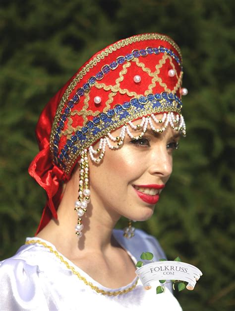 Traditional Russian Headdress Kokoshnik Beading Headpiece Etsy