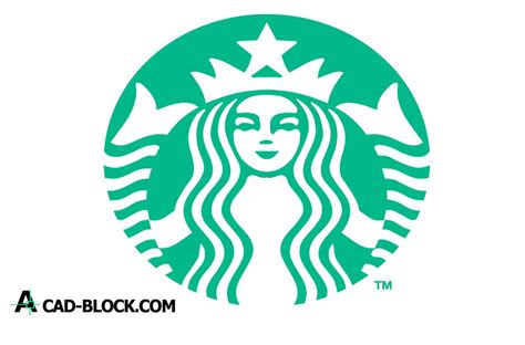 Starbucks Logo Dwg Download In Autocad Free Cad Blocks