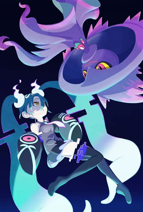 Hatsune Miku Mismagius And Ghost Miku Pokemon And 2 More Drawn By