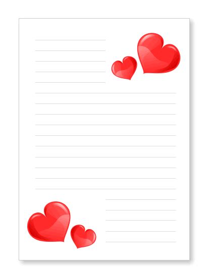 Große und kleine herz vorlagen als schablone zum ausdrucken und ausmalen. Briefpapier Liebesbrief Herzen kostenlos ausdrucken