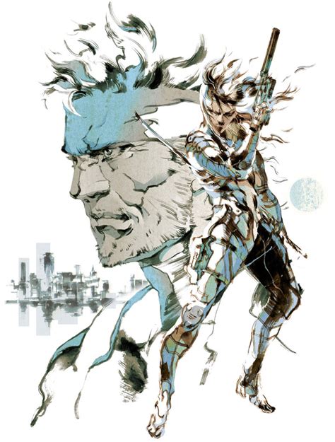 Snake And Raiden Art Metal Gear Solid 2 Sons Of Liberty Art Gallery