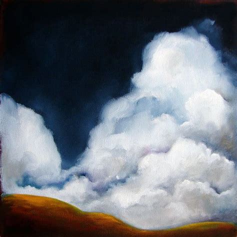 Original Oil Painting Thunderstorm Clouds By Stormscapestudio 13800