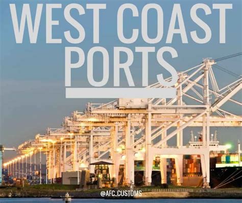 West Coast Ports 3 Min Afc International