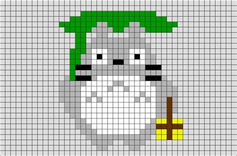 Totoro Pixel Art Brik