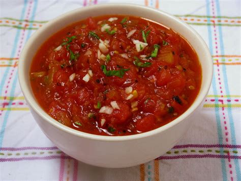 Homemade Red Tomato Salsa Tomato Chutney Recipe
