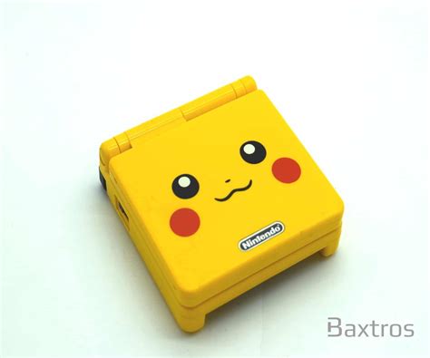 Gameboy Advance SP Pokemon Center Pikachu Yellow Edition | Baxtros