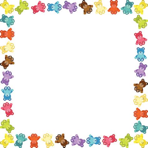 Teddy Bear Border Illustrations Royalty Free Vector Graphics And Clip