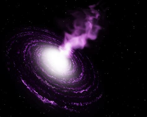 Spiral Galaxy Purple By Rharzar On Deviantart