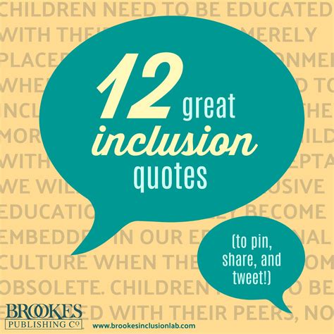 12 Great Inclusion Quotes For Your Pinterest Board Brookes Blog