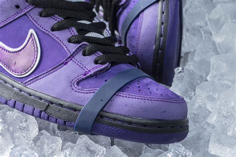 Your First Look At The Nike X Concepts Sb Dunk Low “purple Lobster