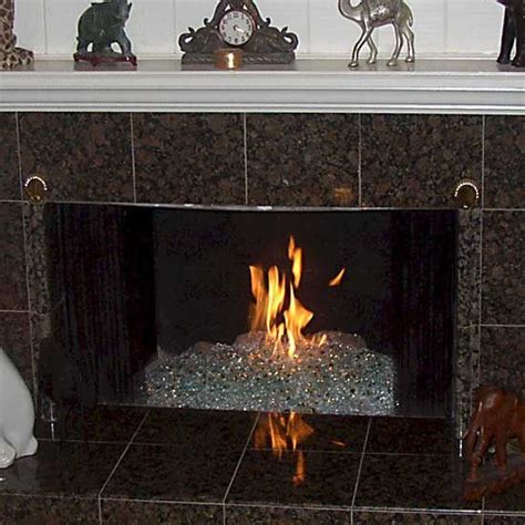 Picture 30 Of Fireplace With Fire Crystals Fireplace Fire Glass Fireplace Gas Fireplace