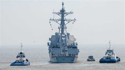 Destroyer Lenah Sutcliffe Higbee Ddg 123 Sailed Away From