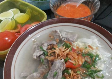 Lihat juga resep sambal goreng babat sapi enak lainnya. Resep Soto Daging Sapi Jogja versi 1 oleh UmmuThorAlVi ...