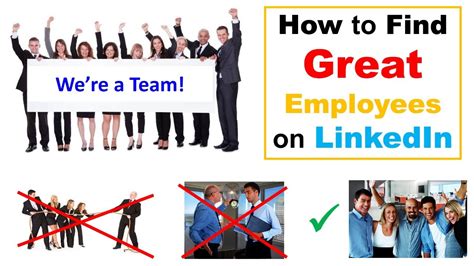 How To Connect To And Find Good Employees On Linkedin Youtube