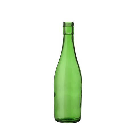 500ml Frosted Green Glass Beer Glass Bottle For Beer High Quality Aluminium Beer Bottles