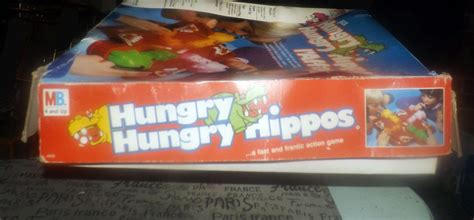 Vintage 1978 Hungry Hungry Hippos Board Game Published By Milton