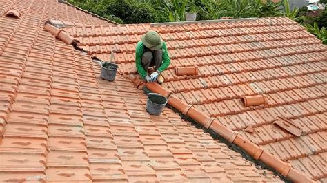 How To Finish Valley On The Roof Tile Building And Installing Laying