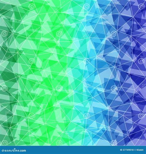 Blue Green Abstract Polygonal Background Can Be Used For Wallpaper