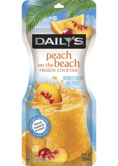 Dailys Pouches Peach On The Beach Total Wine And More