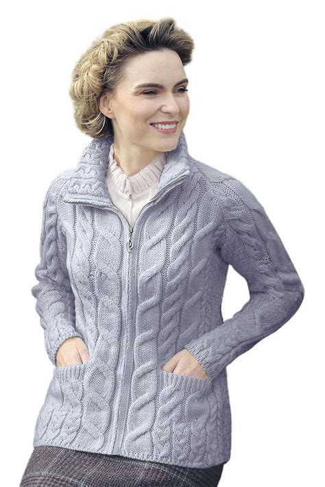 Aran Woollen Mills Aran Woollen Mills Irish Ladies 100 Merino Wool