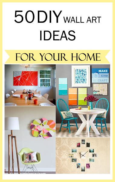 50 Diy Wall Art Ideas For Your Home