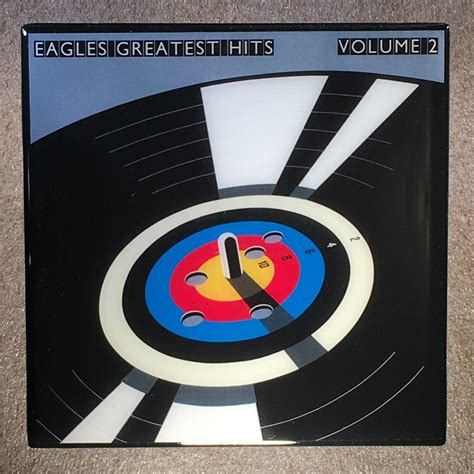 Eagles Greatest Hits Volume 2 Coaster Record Cover Ceramic Tile Photo