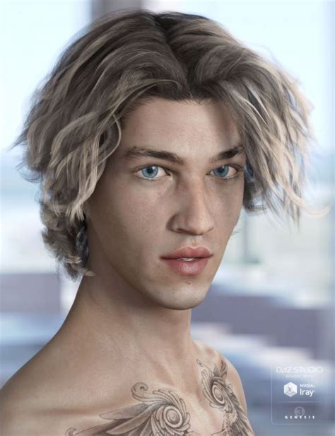 Heath Hair For Genesis 3 Males And Females 3d Models For Poser And