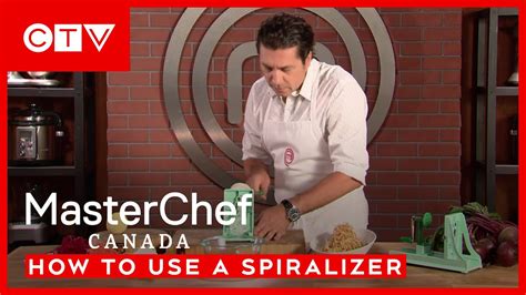Spiralize Your Sides With Chef Claudio Aprile Masterchef Canada S7e6