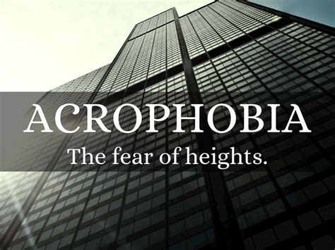Acrophobia A Haiku Deck By Timmy Shea Phobia Words Phobias Most
