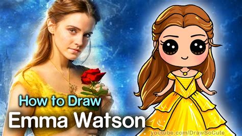 Step By Step Tv Show How To Draw Belle Beauty And The Beast Emma