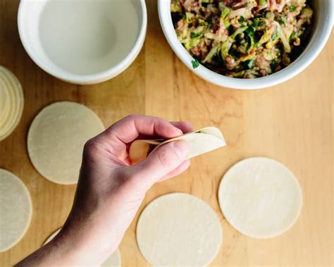 How To Make Pork Dumplings Step By Step Recipe The Kitchn