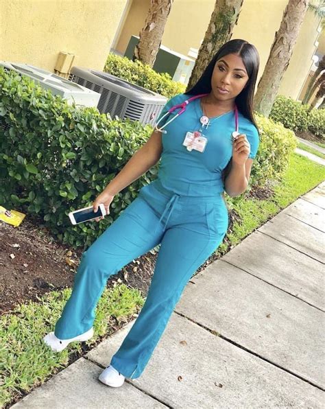 pin goddesspins🧸💜 nursing fashion nurse outfit scrubs scrub style
