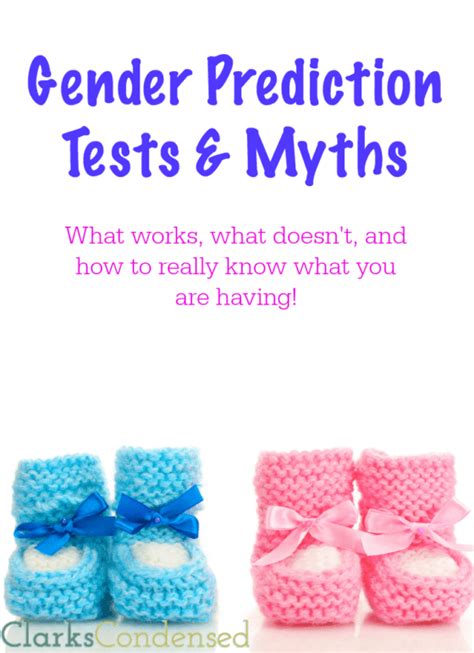 Gender Prediction Tests And Myths Boy Or A Girl