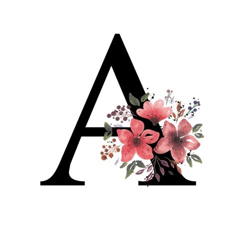 Floral Letter Alphabet 8549884 Png