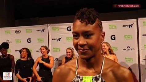 tamika catchings at the 2015 women s sports foundation annual salute to women in spports youtube