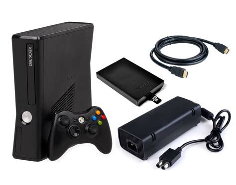 Microsoft Xbox 360 Slim 250gb S System Console Black 885370127119 Ebay