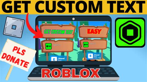 how to get custom text in pls donate gauging gadgets