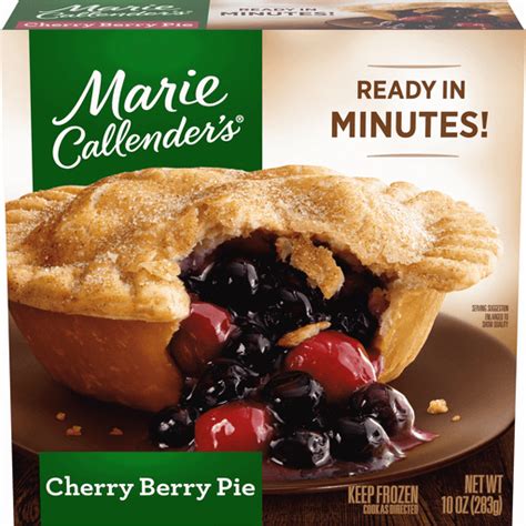 Marie Callenders Frozen Pie Dessert Cherry Berry 10 Ounce Frozen