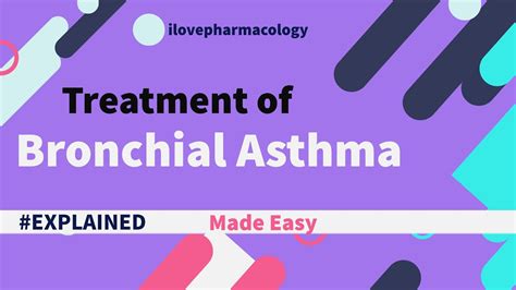 Bronchial Asthma Drugs Within 4 Minutes Handwritten Flowchart