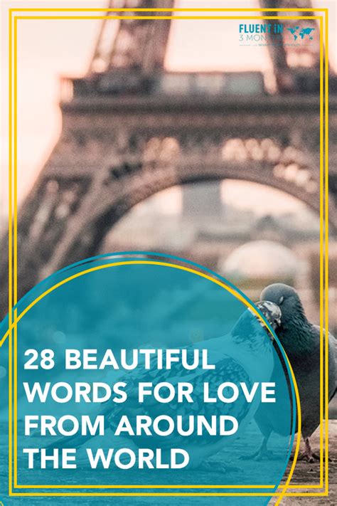 Even though latin is no longer spoken and is technically a dead language, you can see latin root words in english and many other languages still spoken today. 28 Beautiful Words for Love from Around the World - and ...