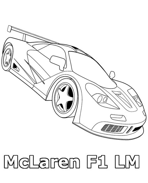 Mclaren Coloring Pages At Free Printable Colorings