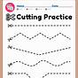 Free Cutting Practice Worksheets For Kindergarten