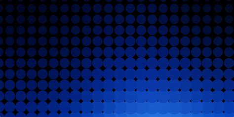 Dark Blue Vector Background With Bubbles Modern Abstract Illustration